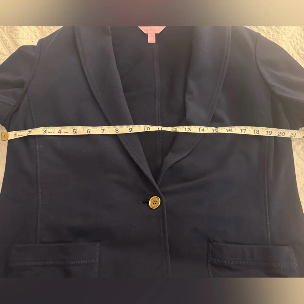 Lilly Pulitzer Navy Blazer XL - Picture 4 of 9